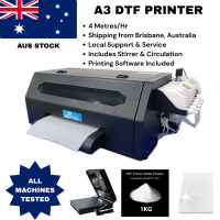 DTF XP600 Single Head A3 Printer + Mini Film Oven Heater Powder Dryer Starter Set