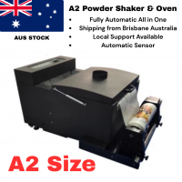 DTF A2 size Powder Shaker and Oven Fully Auto All in One Solution 