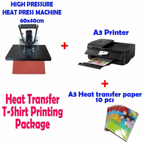 HEAT PRESS A3 Printer T-Shirt Heat Transfer paper T-Shirt Printing Package  / Discount Supplies