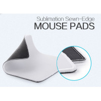 Sublimation Sewn-Edge Overlock Mouse Pads Dye Sublimation ink Heat Transfer 240x200x3mm