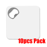 2in1 Polymer Coaster Bottle Opener Sublimation ink Heat press Transfer Printing - Cork Base or Fridge Magnet 10pcs