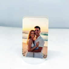 Desktop Acrylic display photo frame with Base for Sublimation Heat Press machine