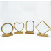 Bamboo Desktop Photo Frame with Magnetic Base for Sublimation Printing Heat Pressing
