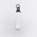 Blank Polyester Key Chain with Metal Ring and Carabiner for Sublimation Printing Heat Pressing