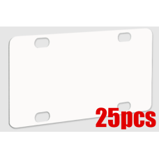 Dye Sublimation ink Aluminium USA Mini Number Plate 100x55mm 25pcs/pack