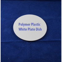 Polymer Plastic White Smooth Plate Dish for Heat Press Transfer 15cm - Sublimation ink