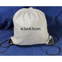 Polyester Drawstring Bag 43x43cm for dye sublimation heat transfer heat press printing