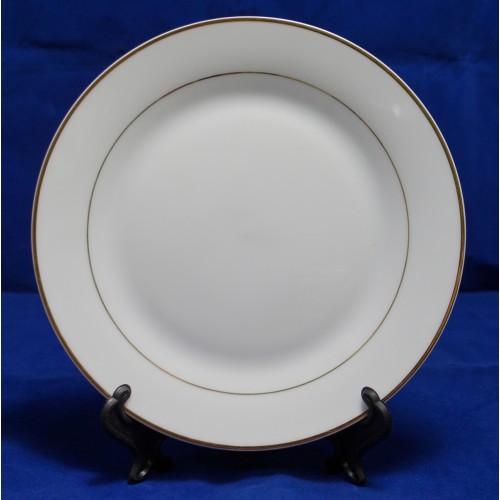 Sublimation 10 Rim Plate with Gold Trim, sublimatable plate