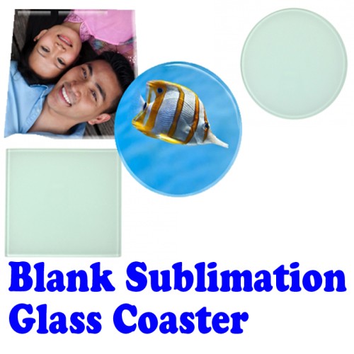 QOMOLANGMA 120-Pack Square Sublimation Blanks – 3.9" Glass Coasters For Heat Press