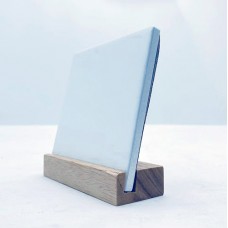 2in1 Ceramic Tile Coaster Photo Frame with Cork Base and Bamboo Base