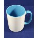 Inner Color & Color Handle Ceramic 15oz Mug with gift box for DYE SUBLIMATION INK