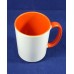 Inner Color & Color Handle Ceramic 15oz Mug with gift box for DYE SUBLIMATION INK