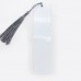 Blank Aluminium Bookmark with Tassel for Sublimation ink Heat Press Printing