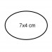 Blank Acrylic Name Tag Sign Badge for Sublimation Heat Transfer Printing