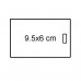 Blank Acrylic Name Tag Sign Badge for Sublimation Heat Transfer Printing