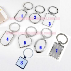 Metal Frame Key Rings for Sublimation ink Blank Heat Press machine Printing Supplies