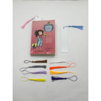 Blank Aluminium Bookmark with Tassel for Sublimation ink Heat Press Printing